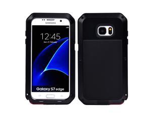 For Samsung Galaxy S7 edge Case Luxury Doom Armor Dirt Shock Metal Phone Cases For Samsung Galaxy S7 Edge Case(Black)