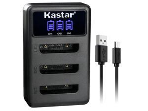 Kastar LCD Triple USB Battery Charger Compatible with Fujifilm FinePix  XP140, FinePix Z10fd Z20fd, FinePix Z30 Z31 Z33WP Z35 Z37, FinePix Z70 Z71,  FinePix Z80 Z81, FinePix Z90 Z91 