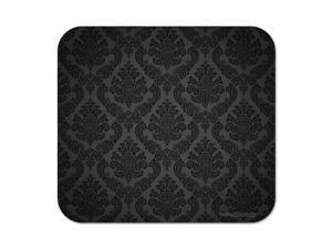 Deluxe Mouse Mat- Black & White Damask Deluxe Mouse Mat- Black & White Damask