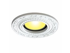 Spot Light Trim Medallions 6 Inch ID White Urethane Set of 10 Spot Light Trim Medallions 6 Inch ID White Urethane Set of 10