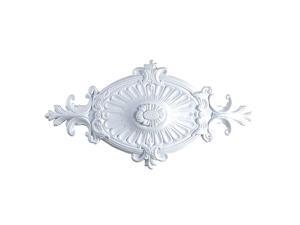 2 Ceiling Medallion White Urethane 12" H X 24" W | Renovator's Supply 2 Ceiling Medallion White Urethane 12" H X 24" W | Renovator's Supply