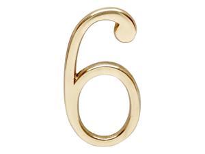 Bright Solid Brass 3 Address House Number 6 9 Pin Mount |Renovators Supply Bright Solid Brass 3 Address House Number 6 9 Pin Mount |Renovators Supply