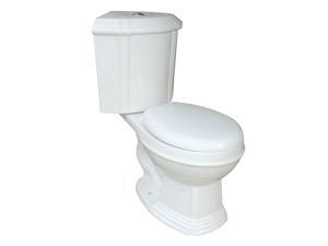 Sheffield Corner 2-Piece 0.8 GPF/1.6 GPF WaterSense Dual Flush Round Toilet in W Sheffield Corner 2-Piece 0.8 GPF/1.6 GPF WaterSense Dual Flush Round Toilet in W