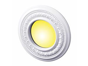 5 Spot Light Ring White Trim 4" ID x 8" OD Mini Medallion Set of 5 | Renovator's Supply 5 Spot Light Ring White Trim 4" ID x 8" OD Mini Medallion Set of 5 | Renovator's Supply
