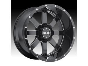 Gear Off Road 726MB Big Block Gloss Black Milled 20x10 5x139.7 / 5x150 -19mm (726MB-2105219) Gear Off Road 726MB Big Block Gloss Black Milled 20x10 5x139.7 / 5x150 -19mm (726MB-2105219)