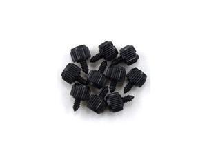 Black Steel Thumb Screws, 10pcs, 6-32 Thread, For PC Case / Computer Black Steel Thumb Screws, 10pcs, 6-32 Thread, For PC Case / Computer