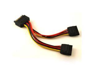 OKGEAR SATA Power Y Splitter Extension Cable Adapter OKGEAR SATA Power Y Splitter Extension Cable Adapter
