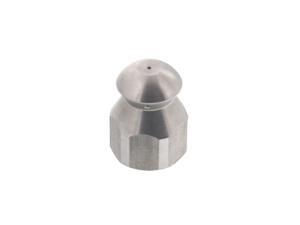 Erie Tools Button Nose 1/4" Drain Cleaning Nozzle 6.0 Orifice 5500 PSI Stainless Steel for Sewer Pipe Water Jetter Erie Tools Button Nose 1/4" Drain Cleaning Nozzle 6.0 Orifice 5500 PSI Stainless Steel for Sewer Pipe Water Jetter