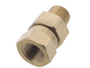 Erie Tools Pressure Washer 3/8in. Male to Female NPT Brass Swivel Coupler 3200 PSI Erie Tools Pressure Washer 3/8in. Male to Female NPT Brass Swivel Coupler 3200 PSI
