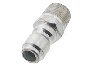 Erie Tools Pressure Washer 3/8in. Male NPT to Quick Connect Plug Zinc Plated Coupler High Temp 4000 PSI 10.5 GPM Erie Tools Pressure Washer 3/8in. Male NPT to Quick Connect Plug Zinc Plated Coupler High Temp 4000 PSI 10.5 GPM