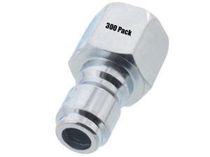 300 Erie Tools Pressure Washer 3/8in. Female NPT to Quick Connect Plug Zinc Plated Coupler High Temp 4000 PSI 10.5 GPM 300 Erie Tools Pressure Washer 3/8in. Female NPT to Quick Connect Plug Zinc Plated Coupler High Temp 4000 PSI 10.5 GPM