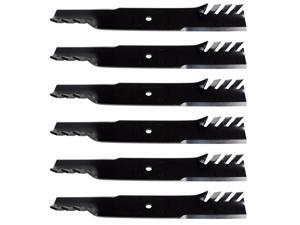 6 USA Mower Blades® for Scag 48304, 483318, 481712, 48111, 61" Deck