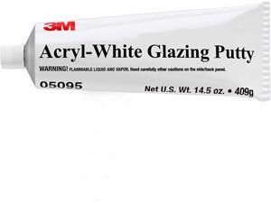 3M 05095 Acryl-White Glazing Putty Tube - 14.5 oz.