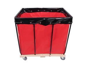 BISupply Laundry Basket Truck - 400lb Cap Rolling Laundry Cart on Wheels