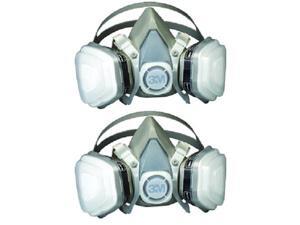 3M 07193 Dual Cartridge Respirator Assembly Organic Vapor, Large (2 PACK) 3M 07193 Dual Cartridge Respirator Assembly Organic Vapor, Large (2 PACK)