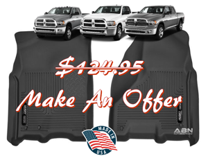 Husky X-Act Contour Black Front Floor Mats 2009-2017 Dodge Ram Crew Mega Cab Husky X-Act Contour Black Front Floor Mats 2009-2017 Dodge Ram Crew Mega Cab