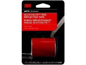 3M 03459 2" x 36" Scotchlite Reflective Tape, Red 3M 03459 2" x 36" Scotchlite Reflective Tape, Red