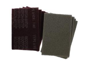 3M Scotch-Brite (7448/7447) (5) Light Duty Pads & (5) General Purpose Hand Pads 3M Scotch-Brite (7448/7447) (5) Light Duty Pads & (5) General Purpose Hand Pads