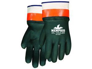 MCR Safety 6410SC Memphis Oil Hauler, PVC Over Orange Gloves, Large MCR Safety 6410SC Memphis Oil Hauler, PVC Over Orange Gloves, Large