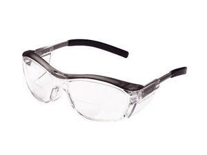 3M 11436 Nuvo Reader Protective Eyewear Clear Lens, Gray Frame, +2.5 Diopter 3M 11436 Nuvo Reader Protective Eyewear Clear Lens, Gray Frame, +2.5 Diopter