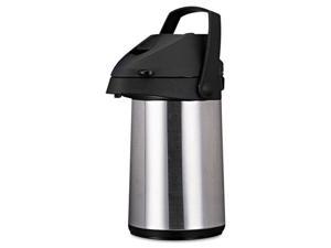Original Gourmet Food Co. CPAP22 Direct Brew/Serve Insulated Airpot with Carry Handle, 2200mL, Stainless Steel