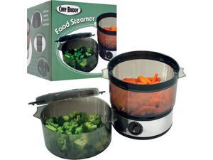 Chef BuddyT Food Steamer includes Timer and two containers Chef BuddyT Food Steamer includes Timer and two containers