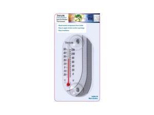 Taylor 4763 4 in. Black & White Deco Tube Thermometer Taylor 4763 4 in. Black & White Deco Tube Thermometer