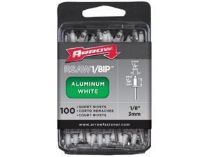 Arrow Fastener RSAW1/8IP Arrow Rivets-1/8X1/8 WHT ALUM RIVET Arrow Fastener RSAW1/8IP Arrow Rivets-1/8X1/8 WHT ALUM RIVET