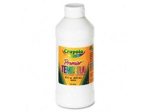 Crayola. 541216053 Premier Tempera Paint, White, 16 oz Crayola. 541216053 Premier Tempera Paint, White, 16 oz