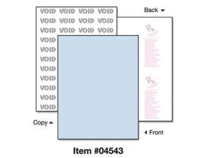 8-1/2'' x 11" Premier Blue Medical Security Paper, 10 Security Features, 24# Blue Stock (Carton of 2500) 8-1/2'' x 11" Premier Blue Medical Security Paper, 10 Security Features, 24# Blue Stock (Carton of 2500)