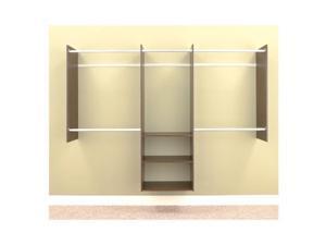 Easy Track RB1460-T.PK loset Deluxe Starter Kit, 4 to 8-Feet Easy Track RB1460-T.PK loset Deluxe Starter Kit, 4 to 8-Feet