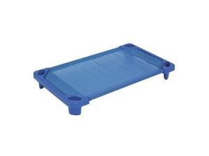 ECR4Kids Streamlinche Toddler Blue Kiddie Nap Plastic Cot For Kids 6 Pack - Ready To Assemble ECR4Kids Streamlinche Toddler Blue Kiddie Nap Plastic Cot For Kids 6 Pack - Ready To Assemble