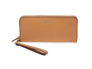 Michael Kors 32S5GTVE9L-532 Jet Set Travel Leather Continental, Wristlet - Acorn Michael Kors 32S5GTVE9L-532 Jet Set Travel Leather Continental, Wristlet - Acorn