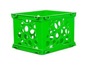 Storex Industries 61U24C-61493 9 x 7.75 x 6 in. Mini Desktop Crate, Green Storex Industries 61U24C-61493 9 x 7.75 x 6 in. Mini Desktop Crate, Green