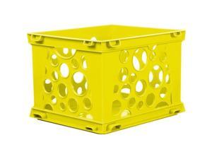 Storex Industries 61U24C-61492 9 x 7.75 x 6 in. Mini Desktop Crate, Yellow Storex Industries 61U24C-61492 9 x 7.75 x 6 in. Mini Desktop Crate, Yellow