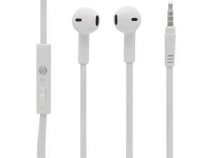 Mobilespec MBS10242 Stereo In-Ear Earbuds with In Line Mic - White