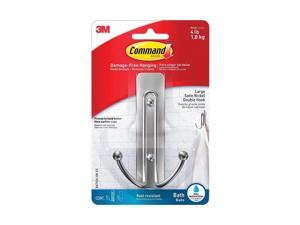 Command 5000491 4.03 in. Large Adhesive Strips Hook, Plastic, 4 lbs Command 5000491 4.03 in. Large Adhesive Strips Hook, Plastic, 4 lbs