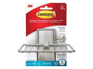 Command 5000489 4.92 in. Medium Adhesive Strips Holder, Plastic, 2 lbs Command 5000489 4.92 in. Medium Adhesive Strips Holder, Plastic, 2 lbs