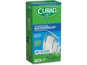 Curad MIICUR5108 Assorted Waterproof Bandages - Clear Curad MIICUR5108 Assorted Waterproof Bandages - Clear