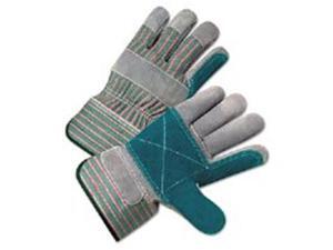 Anchor Brand 101-2300 2000 Series Leather Palm Gloves, Gray, Gree And Red, 12 Pairs Anchor Brand 101-2300 2000 Series Leather Palm Gloves, Gray, Gree And Red, 12 Pairs