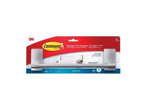 Command 5000492 11.75 in. Medium Adhesive Strips Hanger, Plastic - 3 lbs Command 5000492 11.75 in. Medium Adhesive Strips Hanger, Plastic - 3 lbs