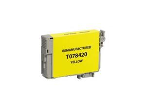 Clover Imaging Group EPC78420 Yellow Ink Cartridge for Epson T078420, 430 Yield Clover Imaging Group EPC78420 Yellow Ink Cartridge for Epson T078420, 430 Yield