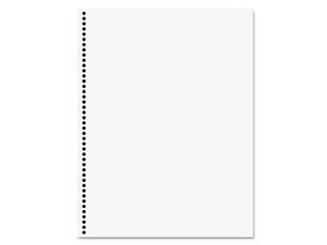 8-1/2'' x 11" Laser Cut Sheet, 20# White Stock, 44 Oval Hole GBC Punch, 0.2475" Pitch for Spiral Bind (Carton of 2500) 8-1/2'' x 11" Laser Cut Sheet, 20# White Stock, 44 Oval Hole GBC Punch, 0.2475" Pitch for Spiral Bind (Carton of 2500)