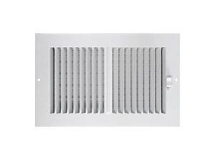 Greystone CA102M10X06 2-Way Aluminum Sidewall Ceiling Register 10 x 6 in. Greystone CA102M10X06 2-Way Aluminum Sidewall Ceiling Register 10 x 6 in.