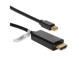 QVS MDPH-06BK 6Ft Mini Dispport/Thunderbolt To Hdmi Digital Video Black Cable QVS MDPH-06BK 6Ft Mini Dispport/Thunderbolt To Hdmi Digital Video Black Cable