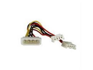 iStarUSA ATC-Y-M2F 4Pin Molex Male to 2x Floppy Power Splitter Cable iStarUSA ATC-Y-M2F 4Pin Molex Male to 2x Floppy Power Splitter Cable