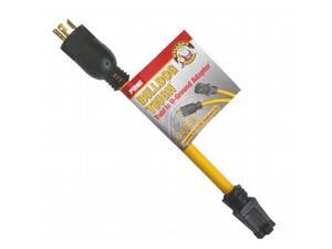 Prime AD100801L Yellow Twist to U-Ground Adapter, 1 ft. Prime AD100801L Yellow Twist to U-Ground Adapter, 1 ft.