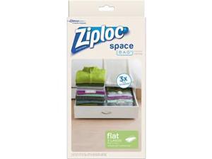 Ziploc 70422 Flat Space Bag - Large, 3 Count Ziploc 70422 Flat Space Bag - Large, 3 Count