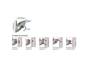 BARKAN MOUNTING SYSTEMS 51 Speaker Wall & Ceiling Mount BARKAN MOUNTING SYSTEMS 51 Speaker Wall & Ceiling Mount