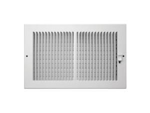Greystone C123M10X6 Steel Floor Baseboard Register White - 10 x 6 in. Greystone C123M10X6 Steel Floor Baseboard Register White - 10 x 6 in.